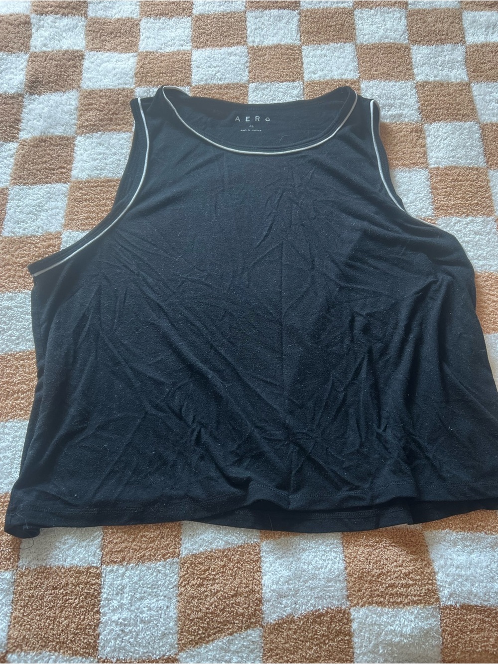 Aero Black Tank Top
